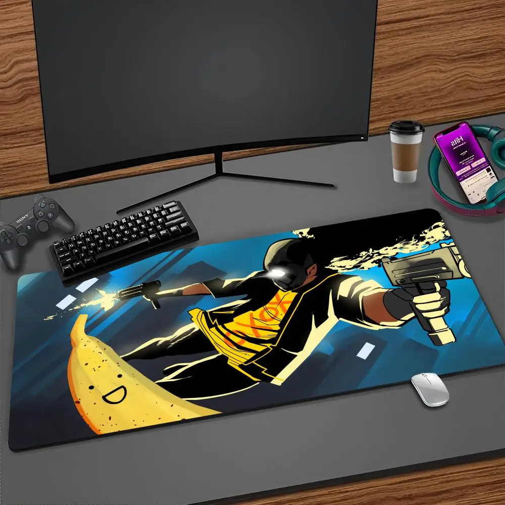 My Friend Pedro Mouse Pad Cartoon Lockedge Large Gaming Pad Computer Gamer Keyboard Mat Desk Mousepad PC Desk Pad