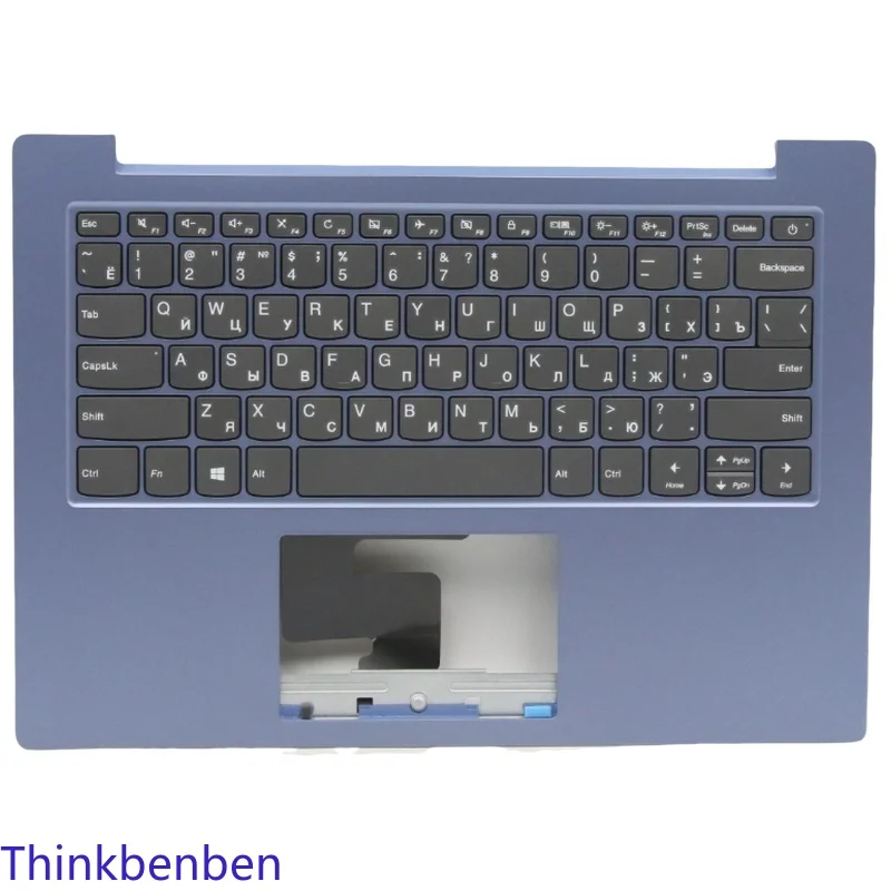 

RU Russian Ice Blue Keyboard Upper Case Palmrest Shell Cover For Lenovo Ideapad 1 14 14ADA05 5CB0Z56781
