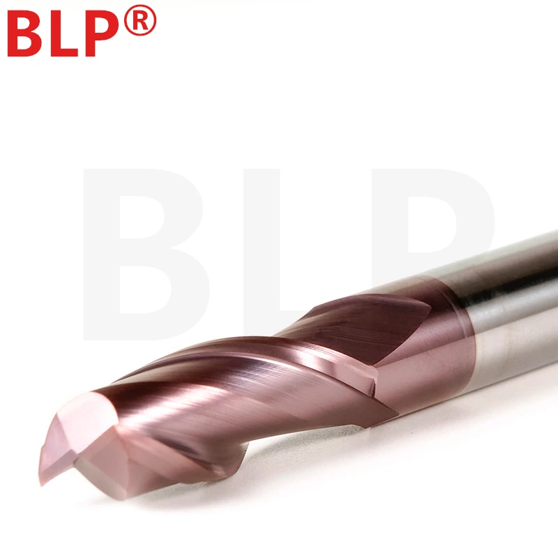 HRC60 2Flut Milling Cutter Alloy Coating Tungsten Steel Tool Cnc Maching 2 Blade  Endmills Top Kit Milling Cutter Machine Tools