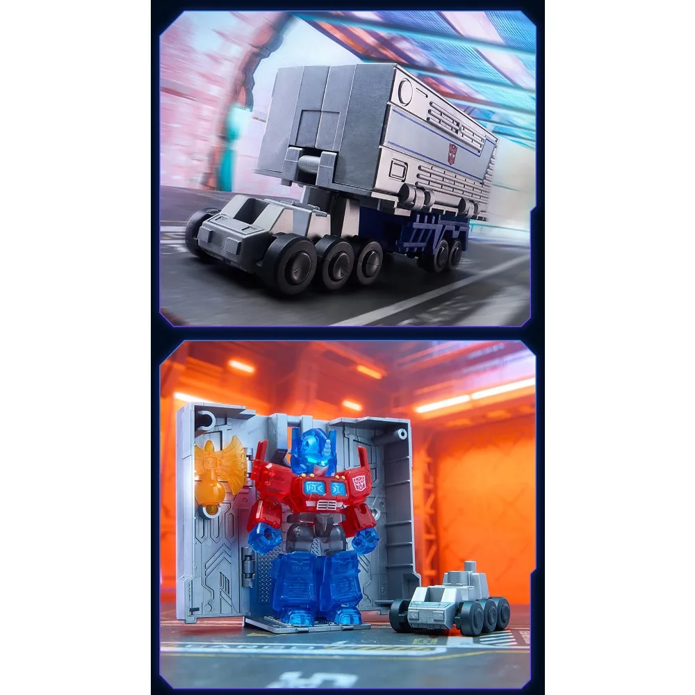 New BLOKEES Original Transformers Defender Versione 5 Blind Box Cartoon Personalizzato Personalizzato Da Collezione Modello di assemblaggio Giocattoli Regali