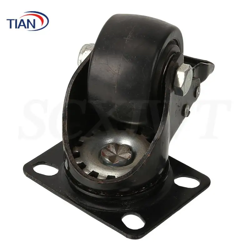 Hot Heavy Duty Casters with Rubber Wheels – Industrial-Grade Build 360-Degree Rotation