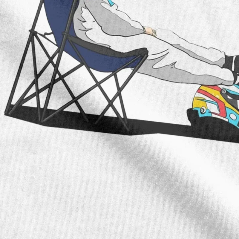 Fernando Alonso 14 Racing Spain T-Shirts for Men Vintage Cotton Tee Shirt Crew Neck Short Sleeve T Shirt Plus Size Tops image 4