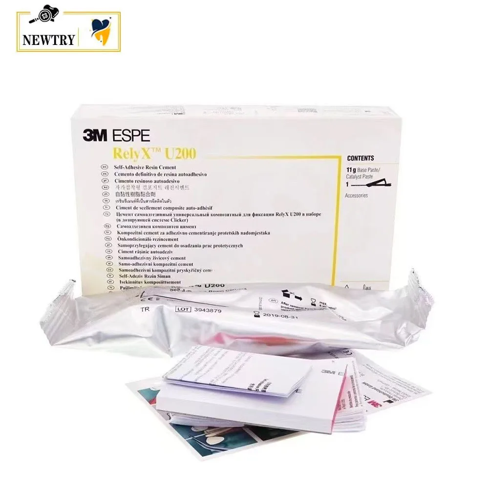 

3M Relyx U200 Self Adhesive Resin Cement Dual Cure RelyX Unicem 2 Dental Crown Veneer Restoration Bonding Glue Agent 8.5/11g