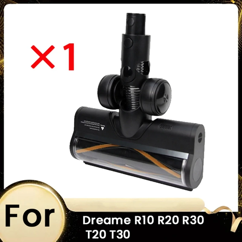 

A13R-For Dreame R10 R20 R30 T20 T30 Vacuum Cleaner Attachment Soft Roller Brush Head For Wooden Floor Tile Marble