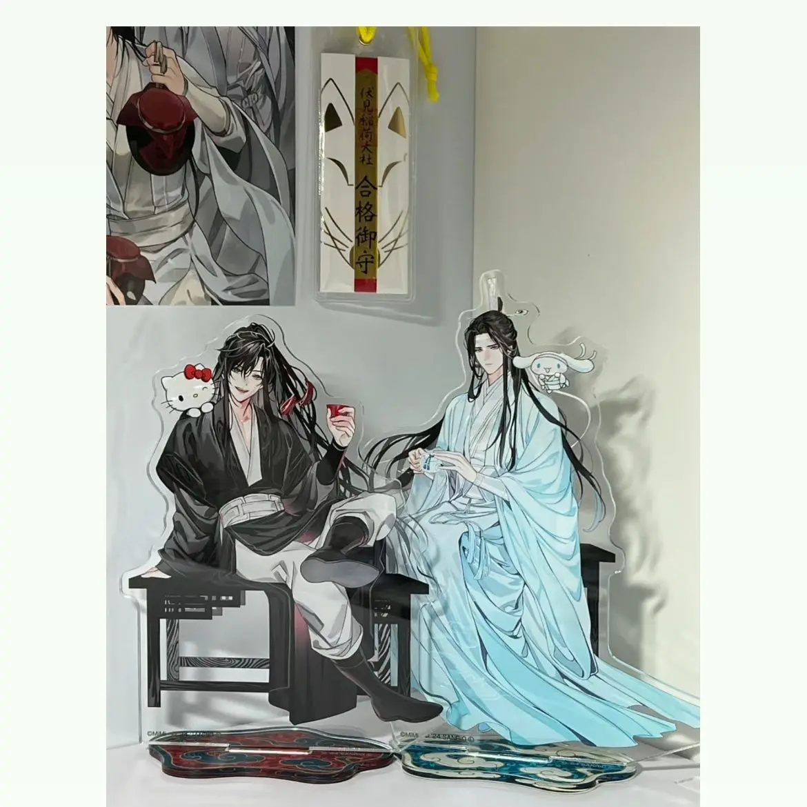 Аниме Mo Dao Zu Shi акриловая подставка Wei Wuxian Lan Wangji креативная подставка модель тарелка подарок