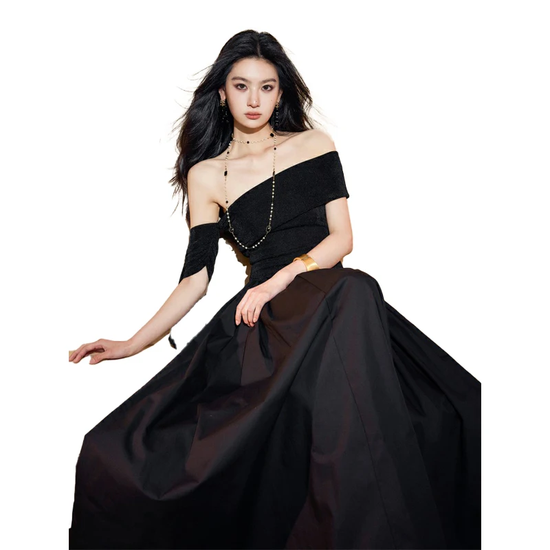 فساتين نسائية أنيقة بدون أكمام للخريف سروال قصير وطية صدر السترة مرقعة وشاحات بطانة حزام H-line College Preppy OL