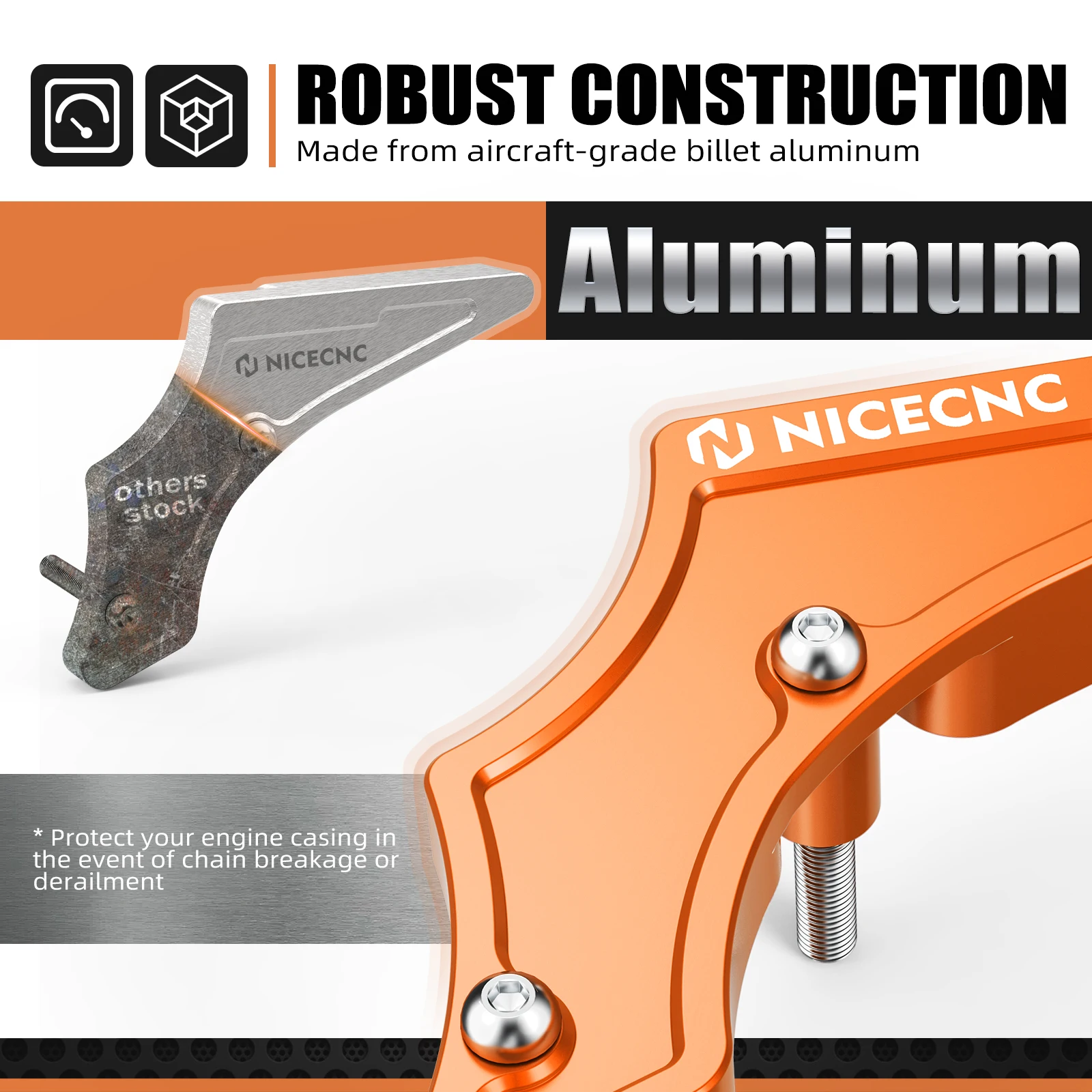 For 2023 2022 2021 EXC 300 TPi EXC XCW TPi 250 300 Husqvarna TE 300 250 TE 300i 250i GasGas EC 300 EC 250 Case Saver Chain Guard - Image 5