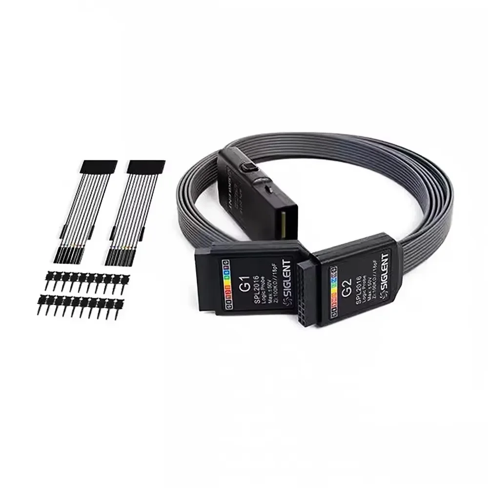 TLF SIGLENT SLA1016 SPL2016 SPL3016 Oscilloscope 16 Channel Logic  Probe Set SDS1000X SDS2000X Oscilloscope Logic Probe