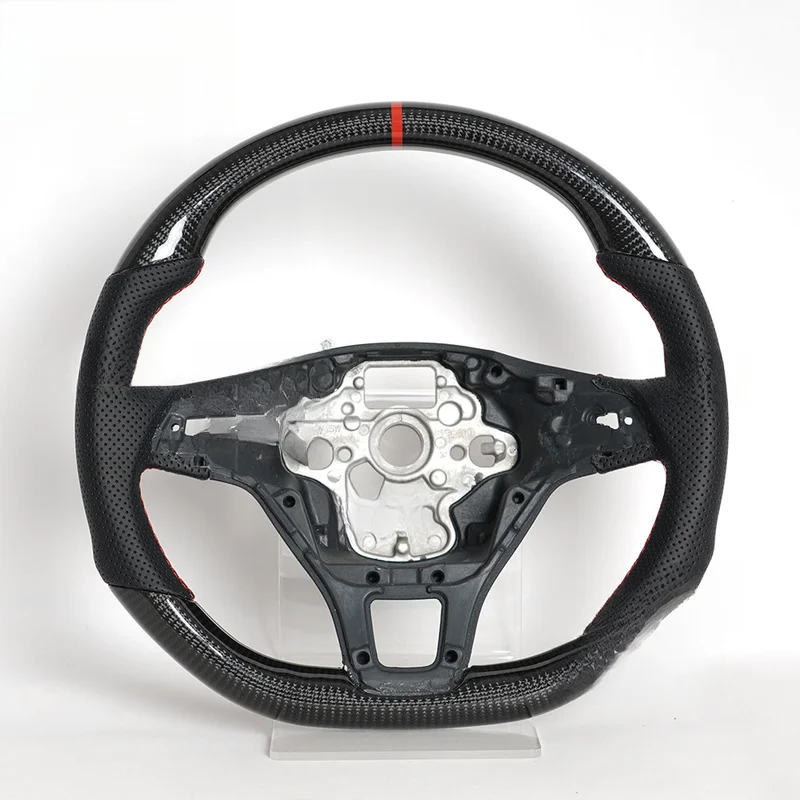 For Volkswagen Steering Wheel Horn Cover Transfer Carbon Texture Upgrade for 15-21 Lamando Horn Shell