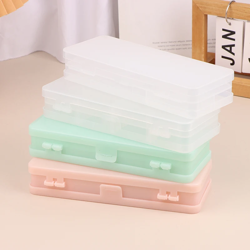 Tragbare Make-Up Pinsel Organizer Augenbraue Bleistift Nagel Pinsel Transparent Mit Abdeckung Lagerung Box Fall Schönheit Werkzeug Make-Up Zugriffs