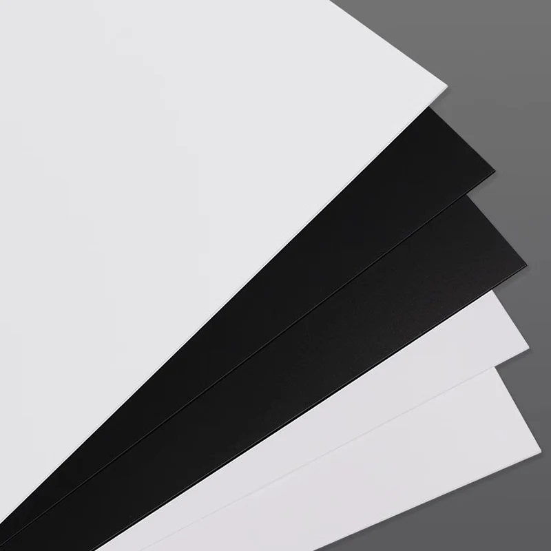 لوح من مادة البولي بروبيلين أبيض/أسود لوح بلاستيك PP متجمد 100x200 210x297 200x300 300x300 مللي متر سميك 0.3/0.4/0.5/0.6/0.8/1/1.5/2 مللي متر #4