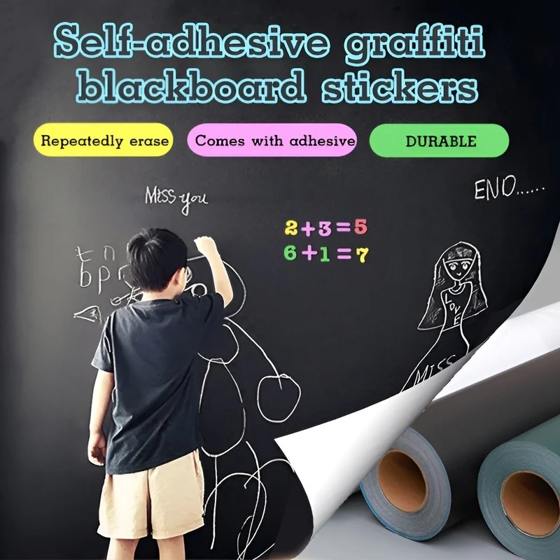

Thickened PVC Green Board Self-Adhesive Wall Sticker For