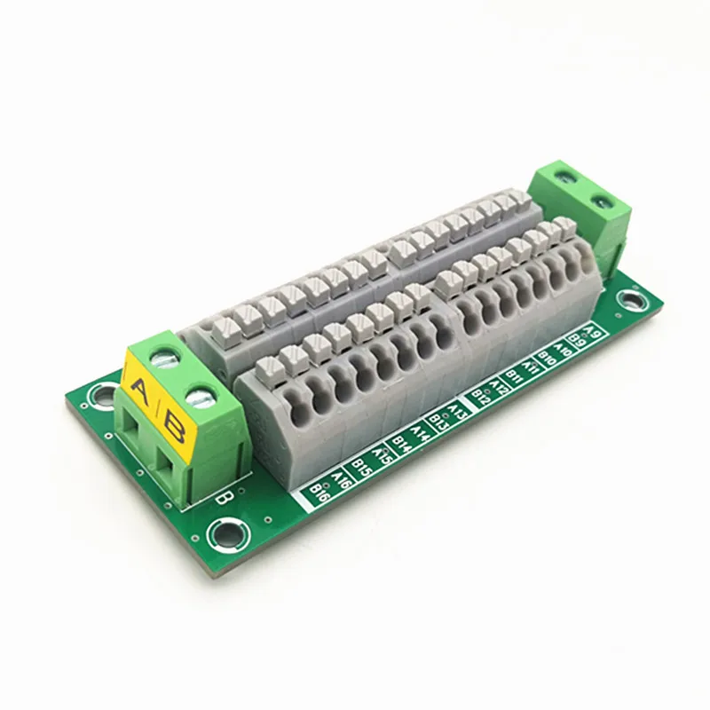 2x16 Position Spring Terminal Module 16Amp 48V  DistributionPower Breakout Board Connector