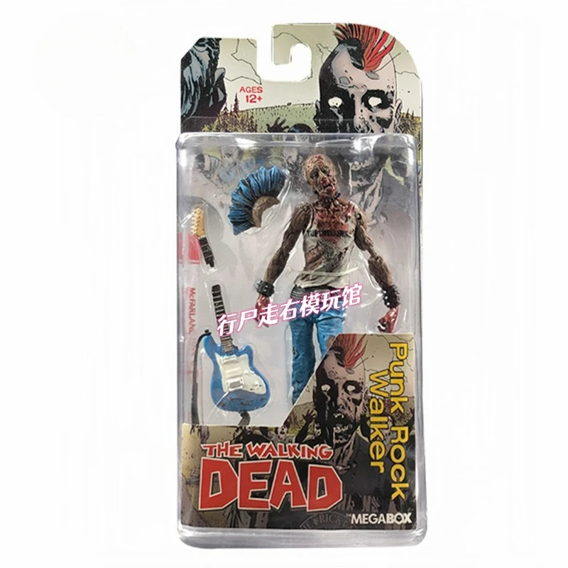 Walking Dead Punk Zombie Hand-made MacFarlane 5-inch Knuckle Movable Horror Action Figure Toy