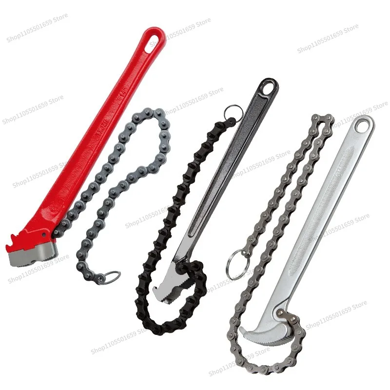 For Heavy Duty Chain Pipe Pliers Rich Same Ball Milled Cast Iron Weighted Chain Pipe Pliers  Fire Pipe Pliers