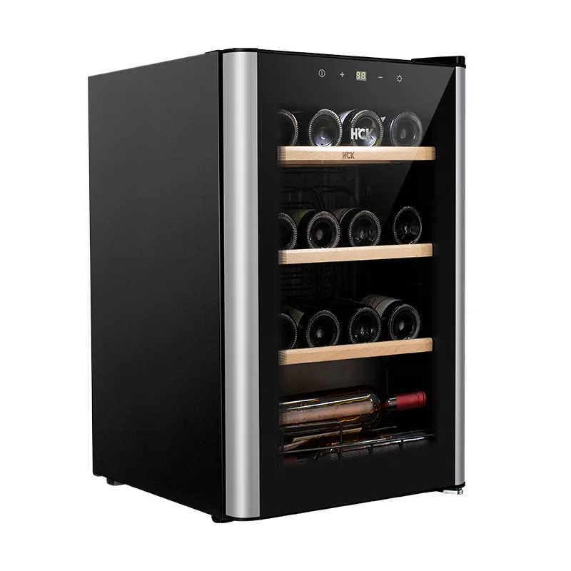 Red wine cabinet constant temperature and humidity household tea embedded ultra-thin small ice bar refrigerated living room