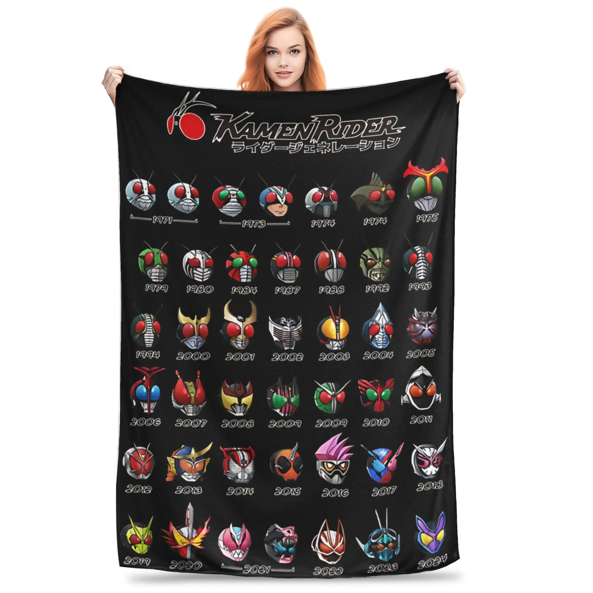 

Одеяло Kamen Rider - Rider Generations, теплое, уютное, пушистое одеяло для кровати, 50x60 дюймов, разные размеры, плюшевое тонкое одеяло