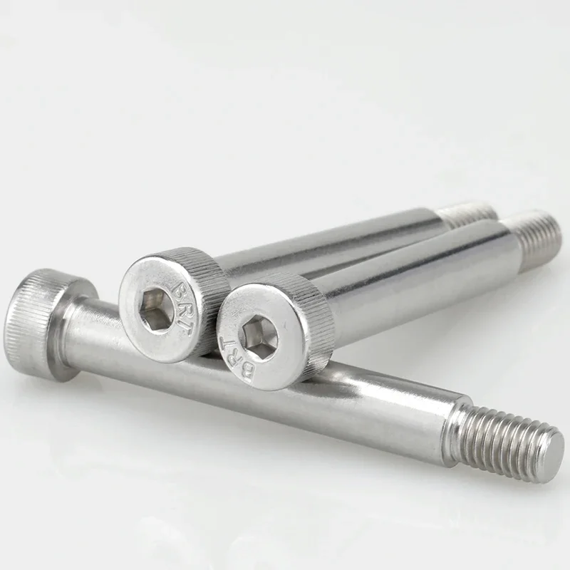 304 A2 Stainless Steel M3 M4 M5 M6 M8 M10 Knurled Hexagonal Roller Bearing Profile Shoulder Screw Bolt