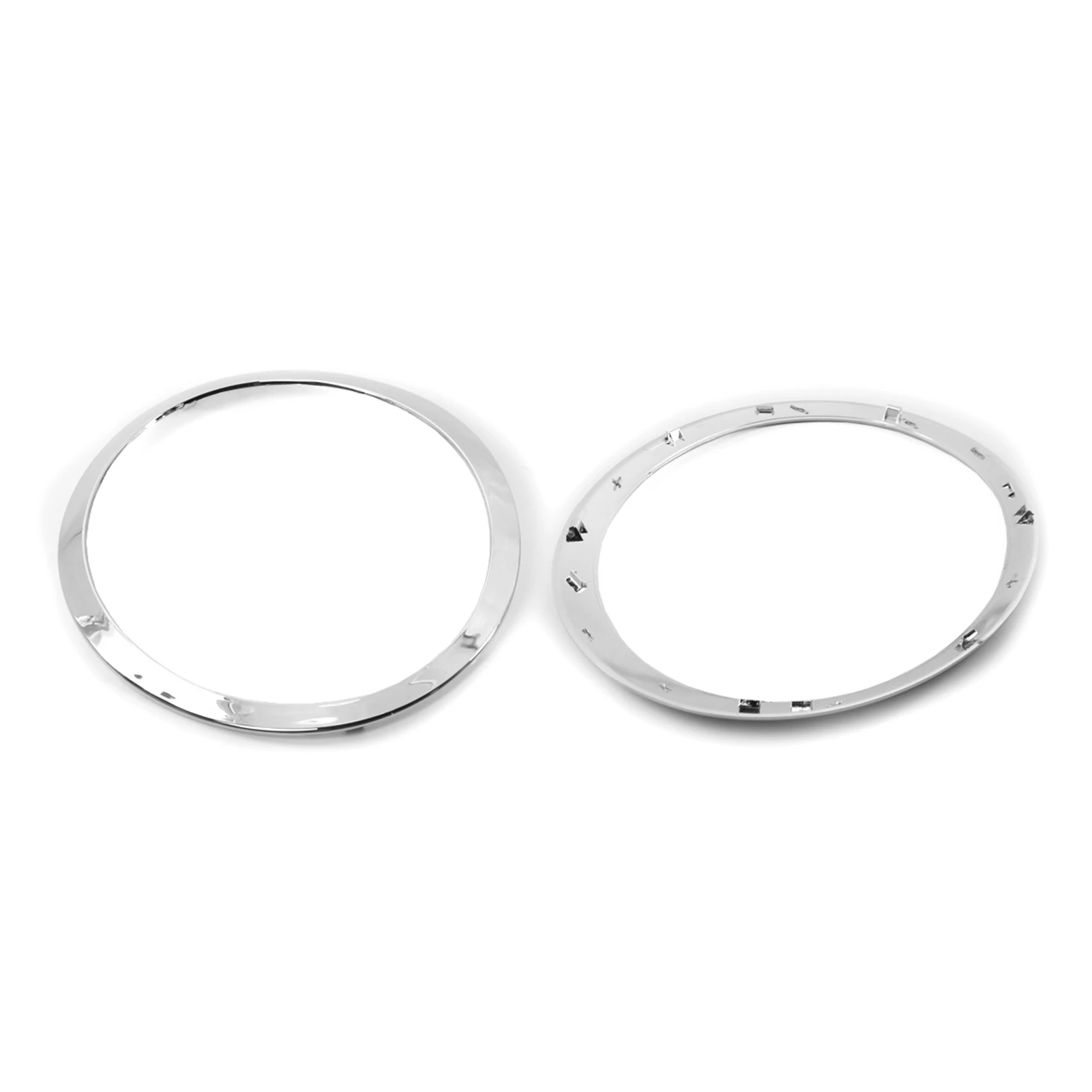 Headlight Trim Ring 2pcs Replacement for BMW R55 MINI Cooper 2008-2015 OEM 51137149905 51137149906 Headlight Trim Ring