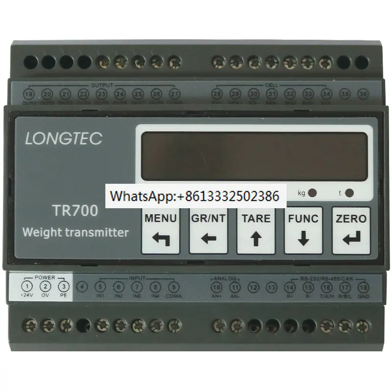 

TR700/weighing transmitter/0-10V/4-20MA analog quantity/output/high-precision/transmitter