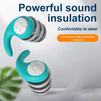 HUAK Sleeping Ear Plugs Noise Reduction Ear Protector Soft Nano Silica Gel Earplug Waterproof Tapones Para Dormir Earplugs