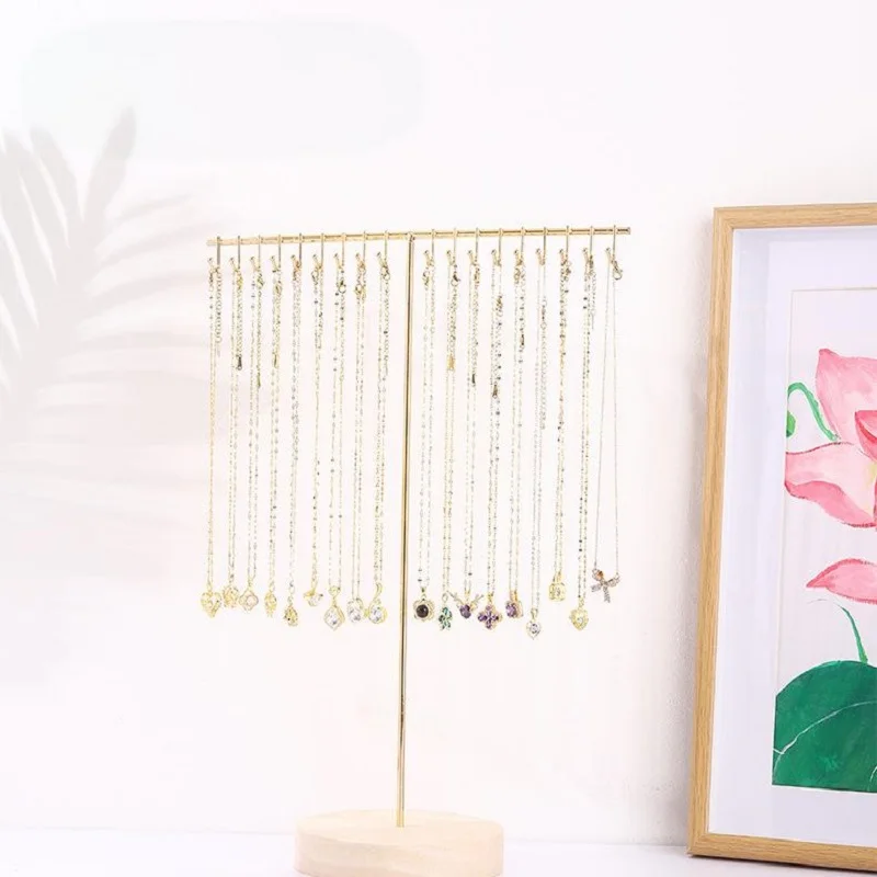 

Minimalist Style Necklace Storage Rack, Ironwork Necklace Display Stand, Bracelet Hanging Rack, Jewelry Display Prop