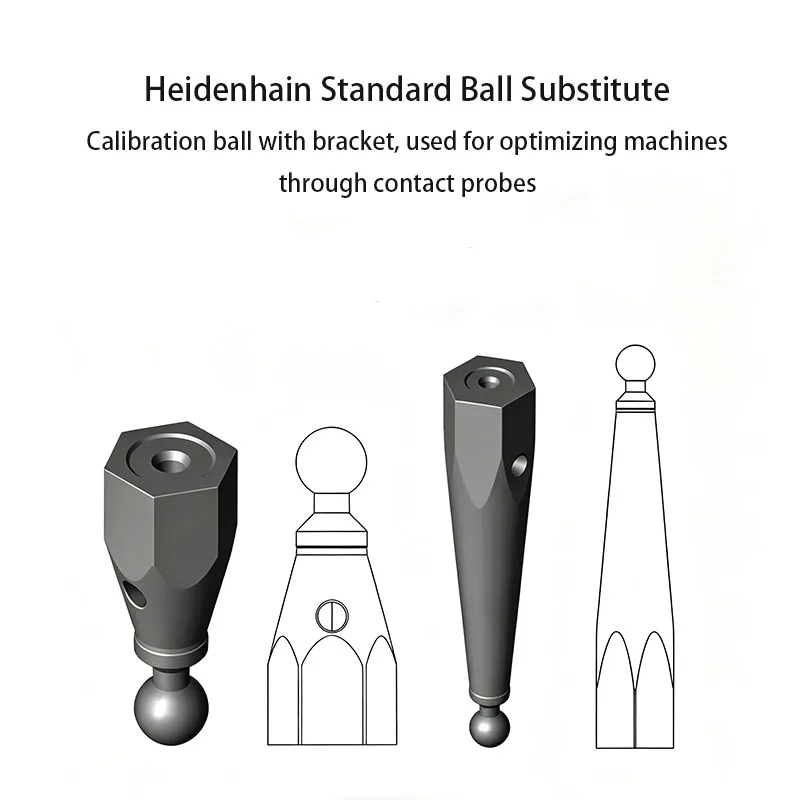 New five axis linkage machine tool machining center precision correction probe KKH100KKH250 calibration standard ball