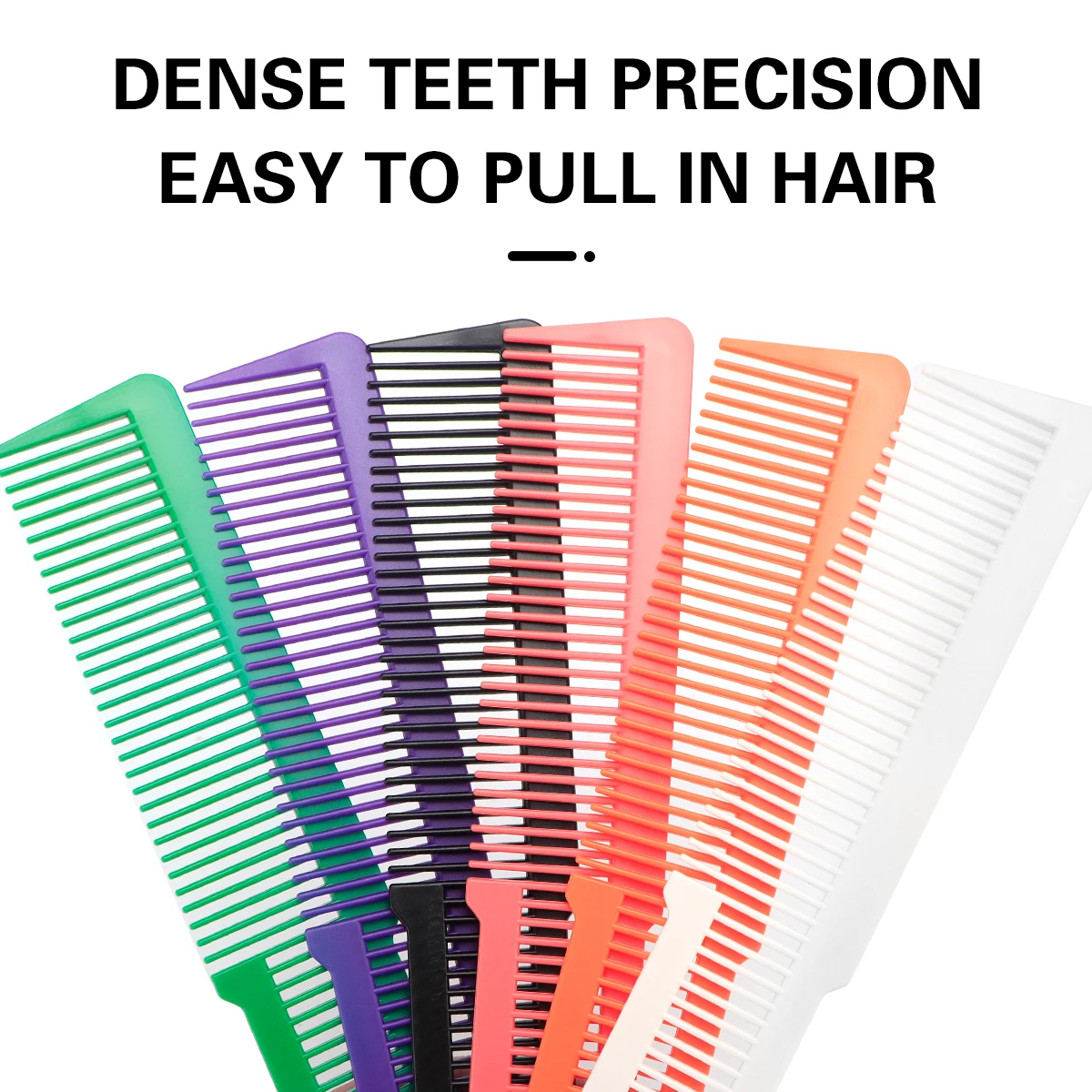 Professional Colorful Hairdressing Comb Hair Salon Barber Anti-Static Haircut Plastic Combs Barbershop Styling Tools Accessories