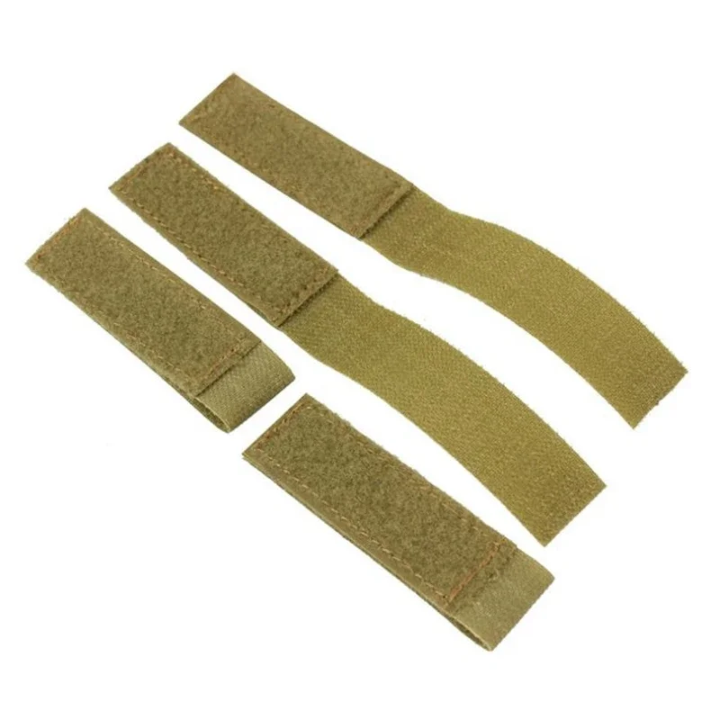 4pcs Molle Adapter ID Patches Panel Vest Backpack Patch Hook&Loop Converter Ribbon Strip Molle Army Vest Accessories