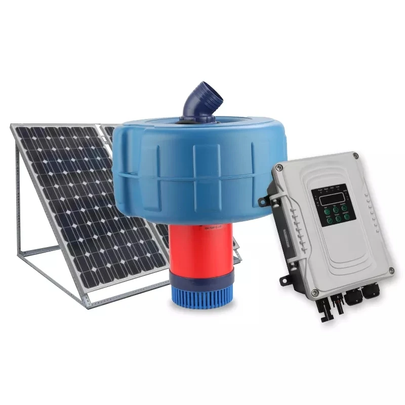 

Solar Power Splash Floating Aquaculture Machine Aerators 1500W Power Solar Fountain Pump Pond