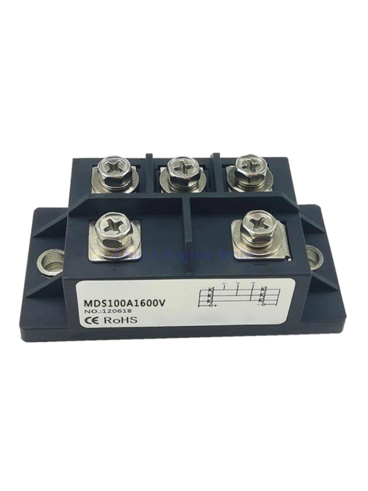 3-phase rectifier bridge MDS75A 100A 200A 300A 1600V 1800V 2000V diode module 30A inverter welding machine rectifier bridge