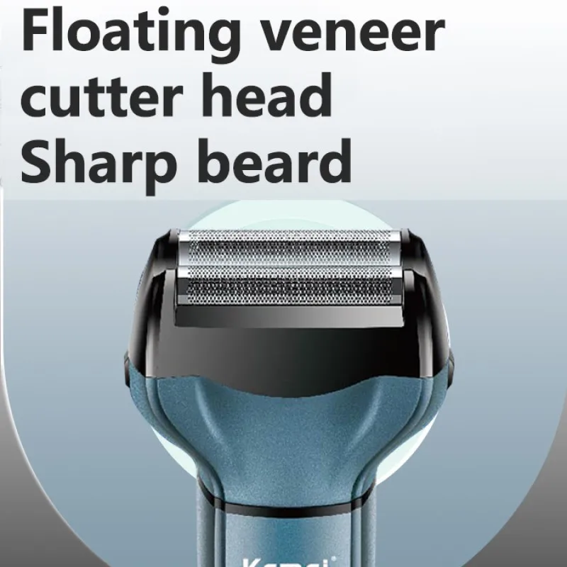 Kemei 3 In 1 Powerful Electric Shaver Facial Body Hair Trimmer Beard Shaving Machine Razor Nose Ear Hair Trimmer for Men KM-1433