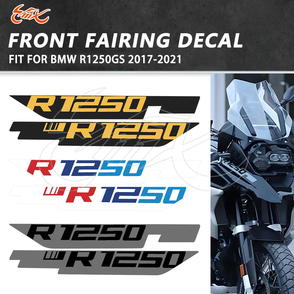

Motorcycle Front Fairing Beak Body Sticker Decals Fit for BMW R1250GS R 1250 GS 2017-2021 2018 2019 2020 2021
