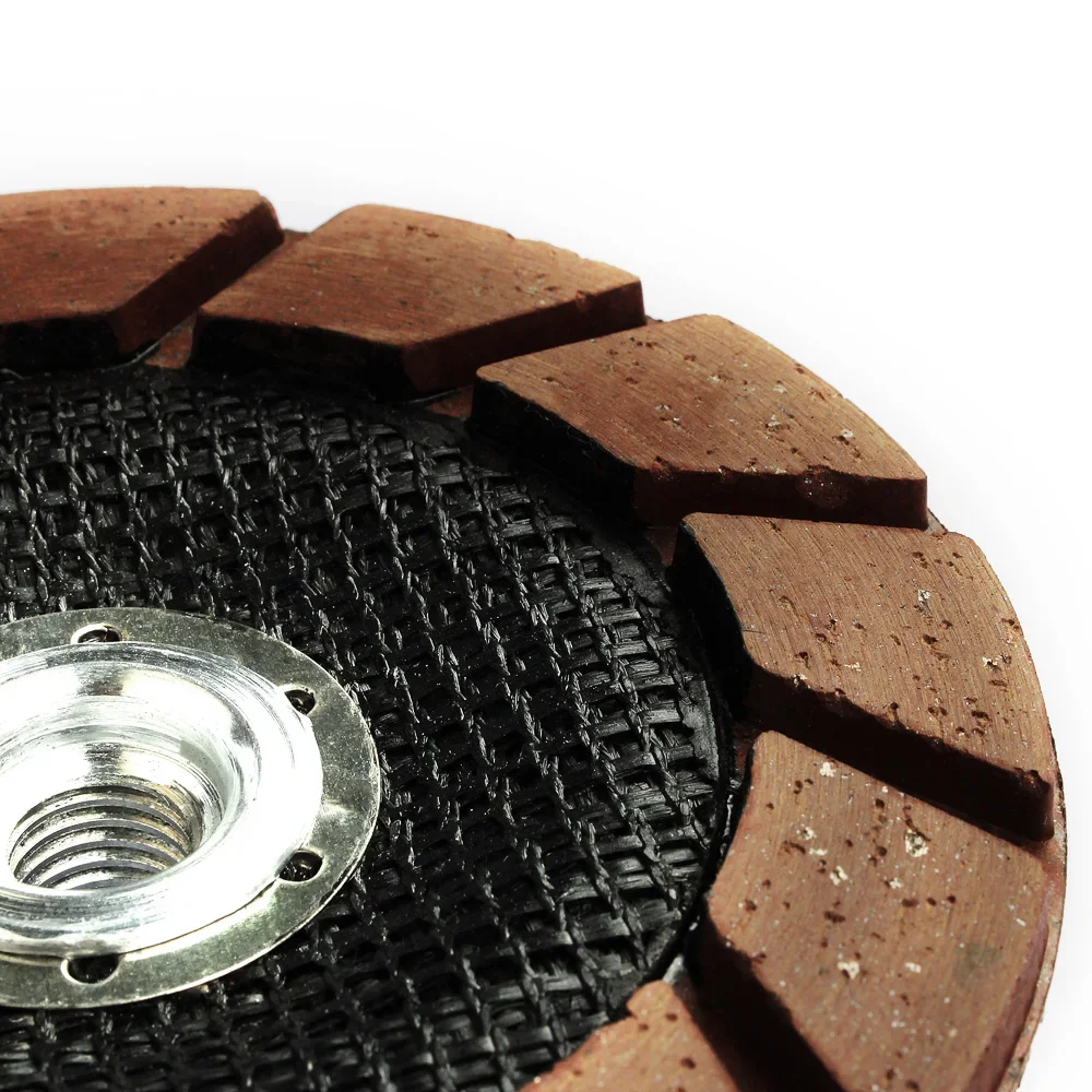 125mm diamante moagem copo roda cerâmica bond seco molhado uso concreto borda copo polimento roda arranhões remoção almofadas de moagem