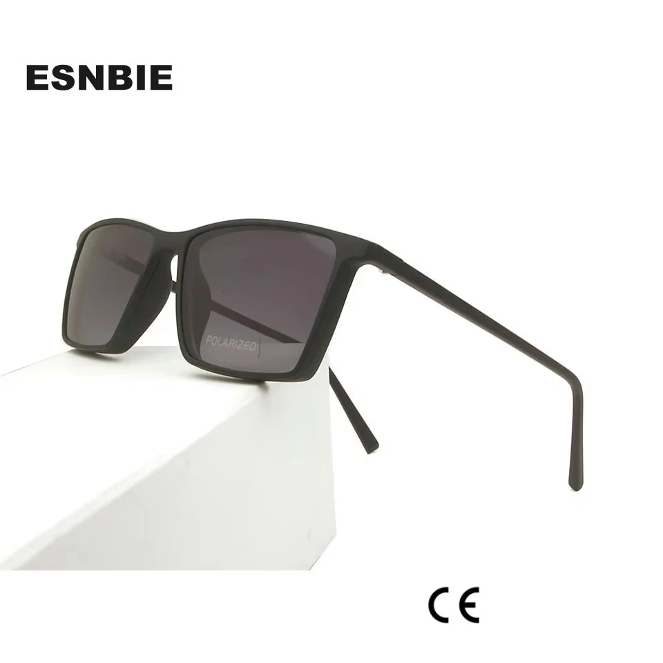 Ultra Light Women\' Eye Glasses With Magnetic Clip On Sunglasses TR90 Polarized Square Sun Glasses For Men UV400 oculos