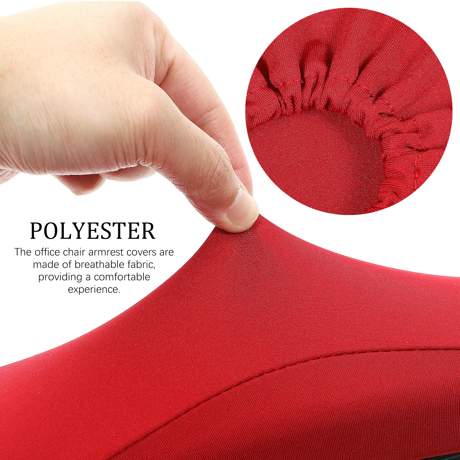 

4Pcs Chair Armrest Covers Stylish Wear-Resistant Office Chair Arm Rest Covers Comfortable Desk Armrest Protector