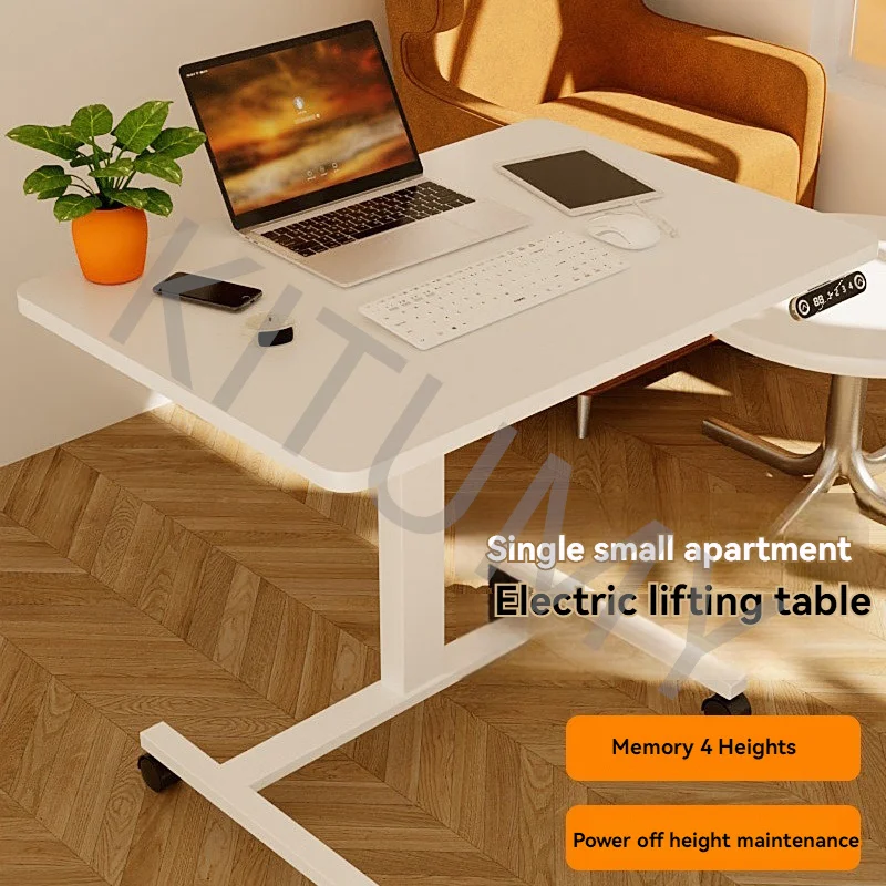 Foldable Lifting Sofa Side Table Bedside Simple Small Desk Living Room Balcony Mobile Office Laptop Table