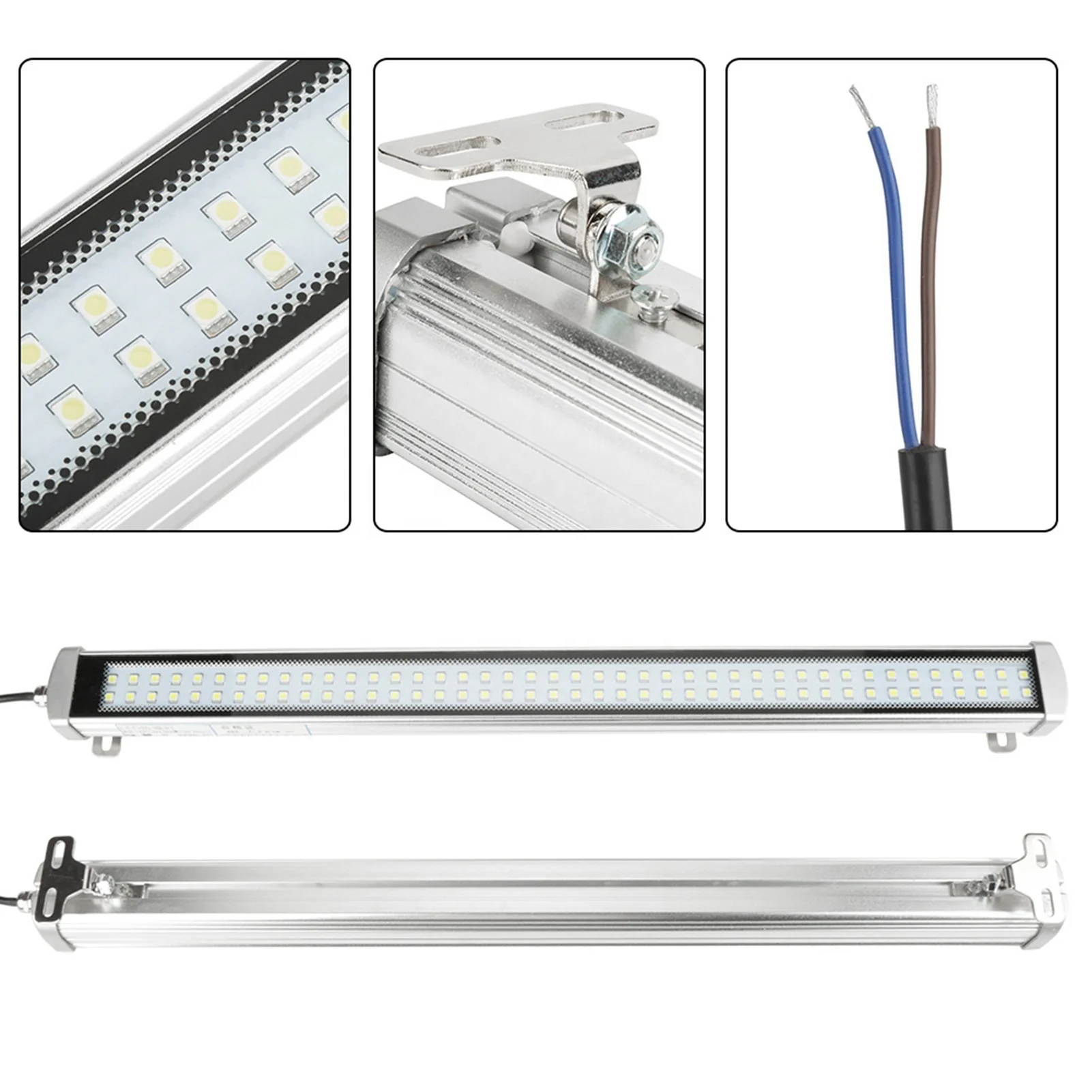 40W 65cm Explosion-proof IP67 Waterproof Led Tri-proof Light LED Linear Batten Lamps LED Vapor Tight Light Suitable for Workshop