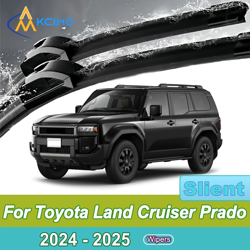 

Silent Beam Wiper Blades For Toyota Land Cruiser Prado J250 2024-2025 Noise-Free Windshield Wipers High-Performance