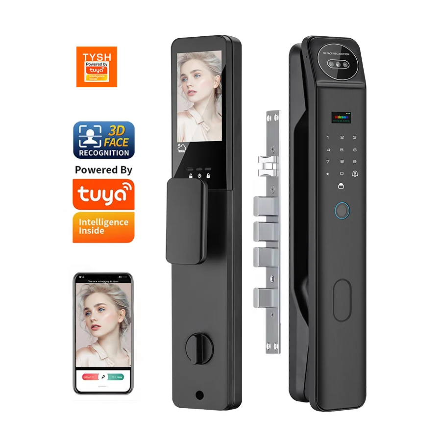 

STLF TUYA Tuya Smart Door Lock 3d Face Recognition Automatic Smart Locks With Smart Biometric Security Door Lock