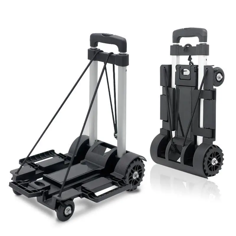 1pc-full-folding-stainless-steel-luggage-car-abs-folding-flatbed-trolley-suitcase-easy-to-carry-schoolbags-shopping-carts