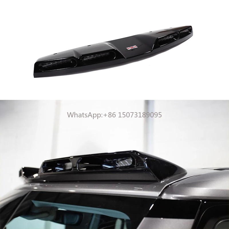 

Front Glossy Black Deployable Top Light Roof Light for New Defender 110/90 Car Exterior Accessories