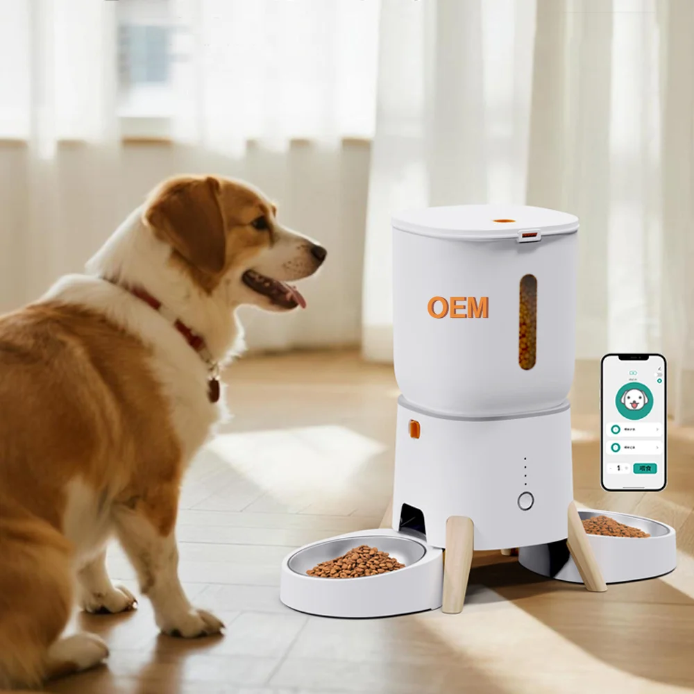 

Automatic Cat Feeder Smart Dog Food Dispenser Programmable Timer Single or Multi-Pet Household with Precise Portion Control