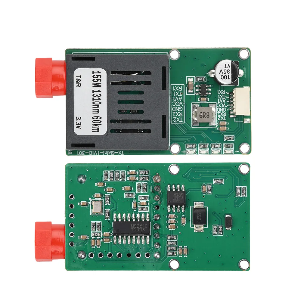 Sky/Earth TTL Optisches Transceiver-Modul DC 5,5-26V FC RX/TX/AV/VCC/GND-Schnittstelle für Drohnen TTL-zu-Glasfaser-Modul – Detail 4