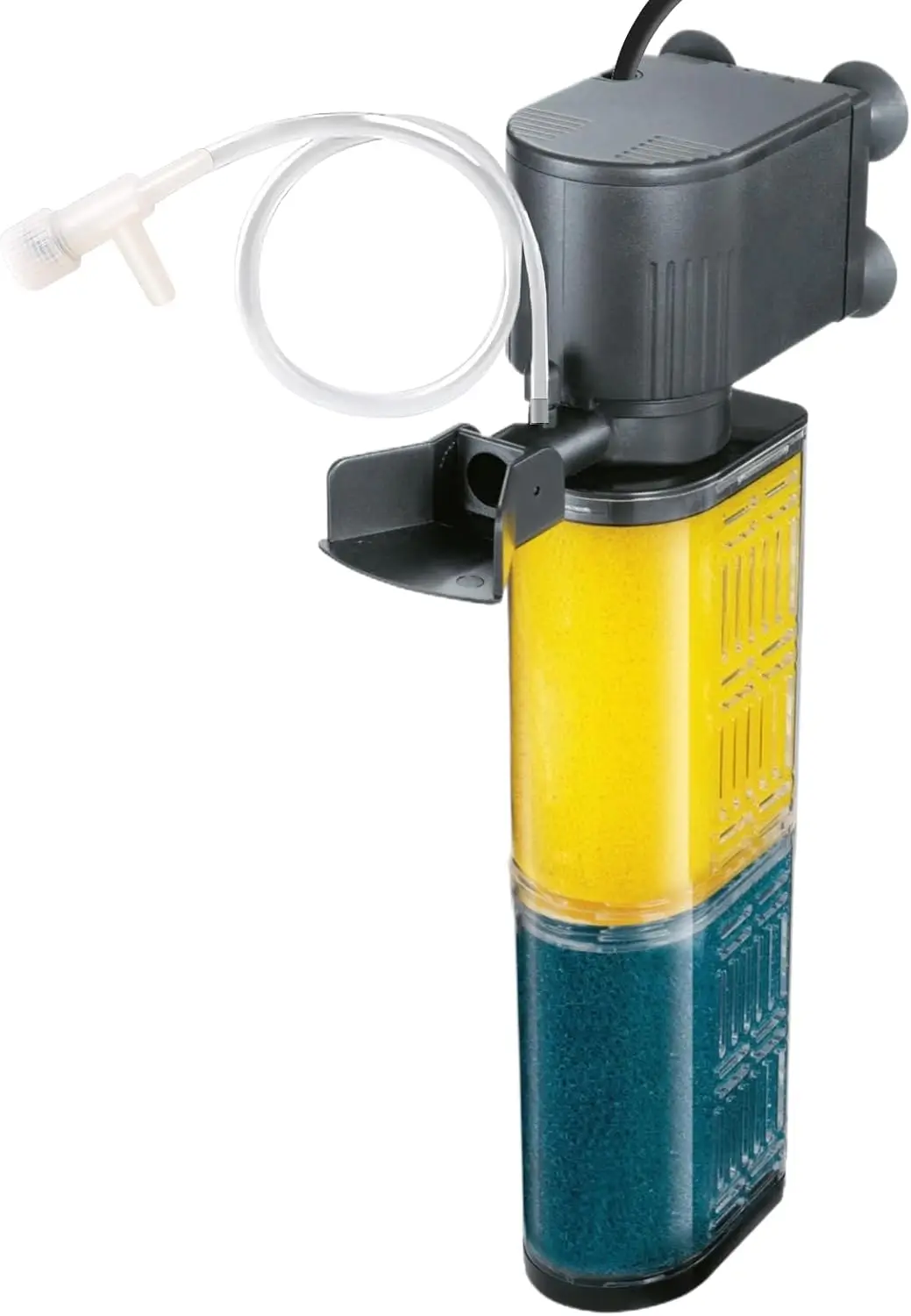 Ultra Quiet 400GPH Submersible Sponge Filter For 30-100 Gallon Aquariums, Easy-…