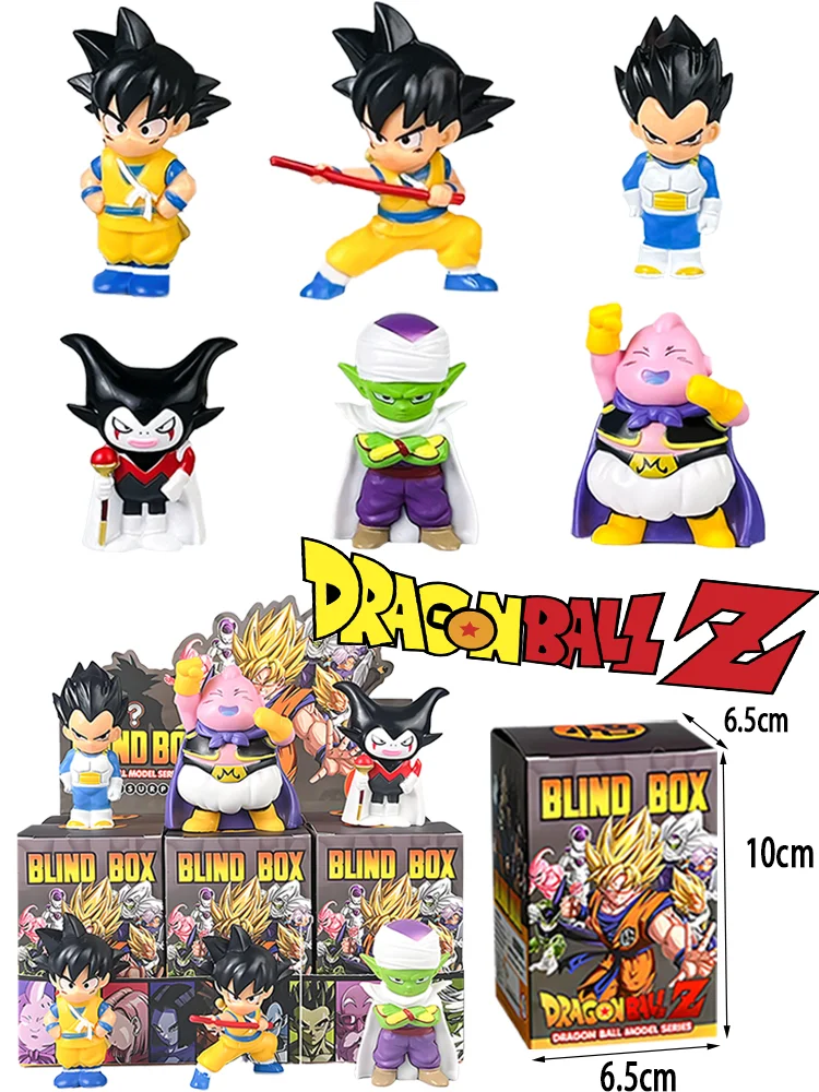 Anime Dragon Ball Blind Box Son Goku Vegeta Kakarot Modell PVC Sammlerstück Dekorative Statue Geburtstags-/Weihnachtsgeschenk