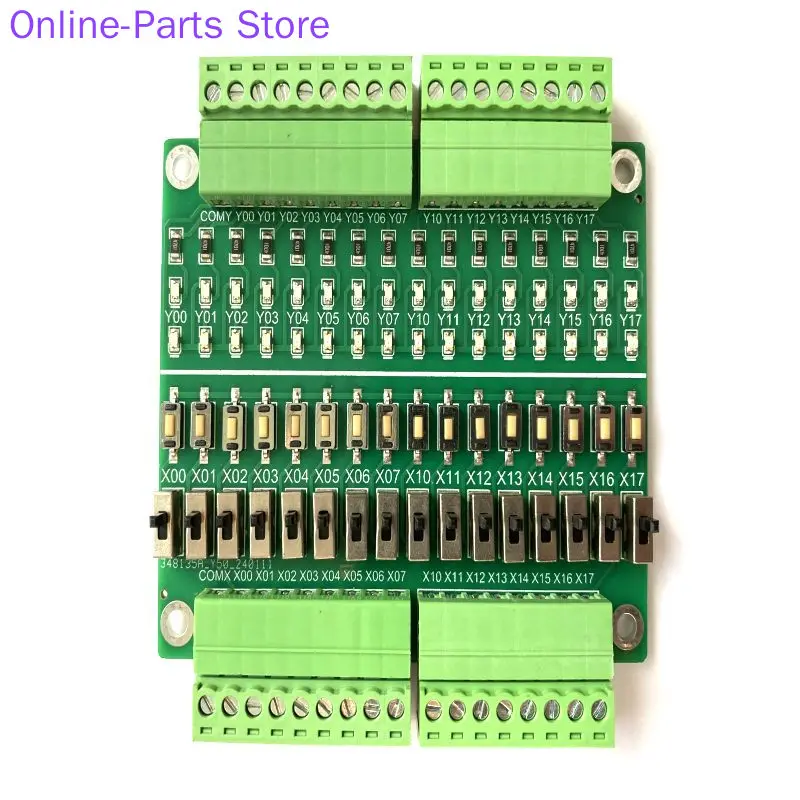 PLC Debugging Simulation Board 16 Input/output Test Board Button Toggle Switch Switch Learning Module