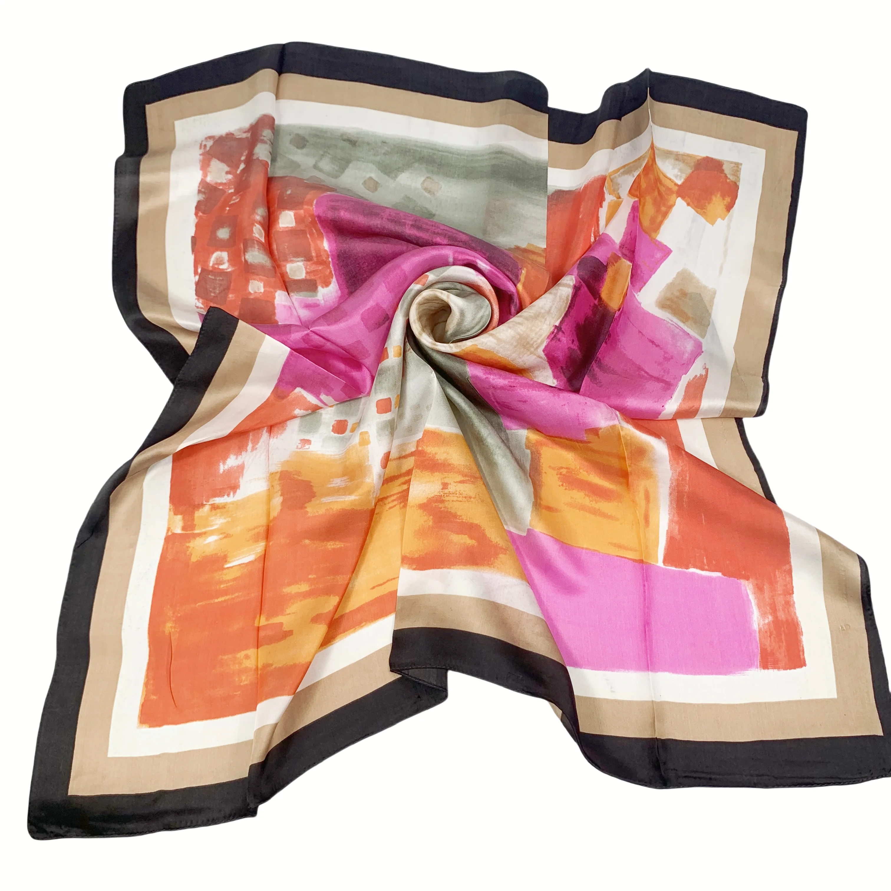 

wholesale 90cm*90cm 100% pure silk scarves scarf mulberry silk design scarf Luxury winter autumn scarves wraps