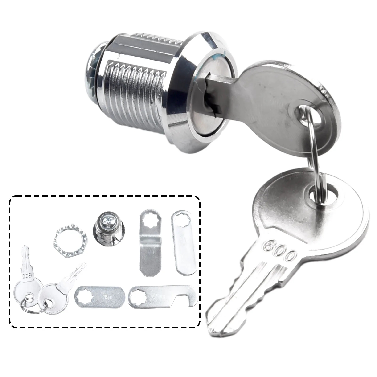 Cam Lock Set Premium Cabinet Zinc Alloy 16/30mm For RV Camper Door Tool Box Replacement Cabinet Locks For Filing Cabinets