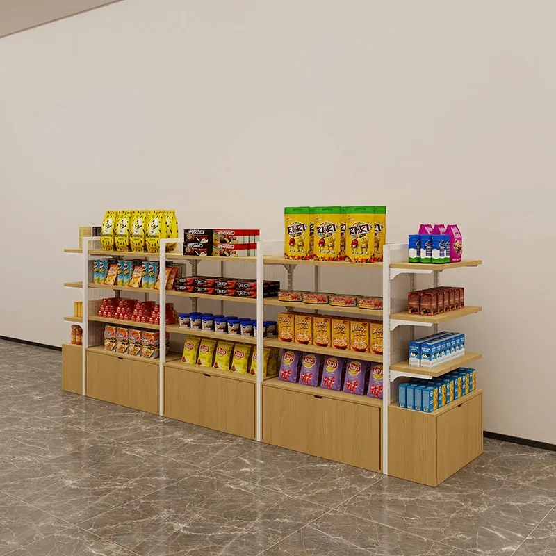 

Customize.Store Design Retail Store Skincare Shelves Wooden Storge Stand Metal Cosmetic Display Rack Cosmetic Shops